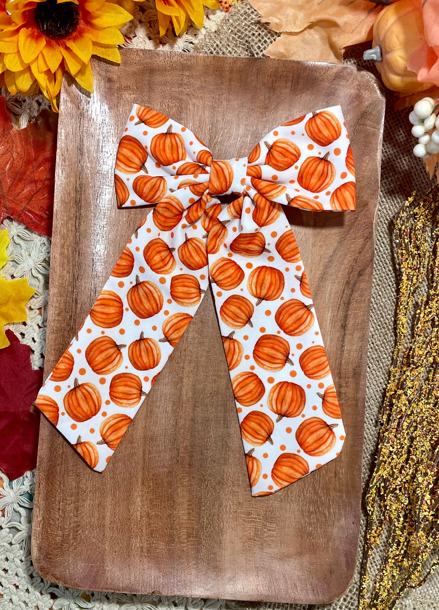 Pumpkins & Dots Long Tail
