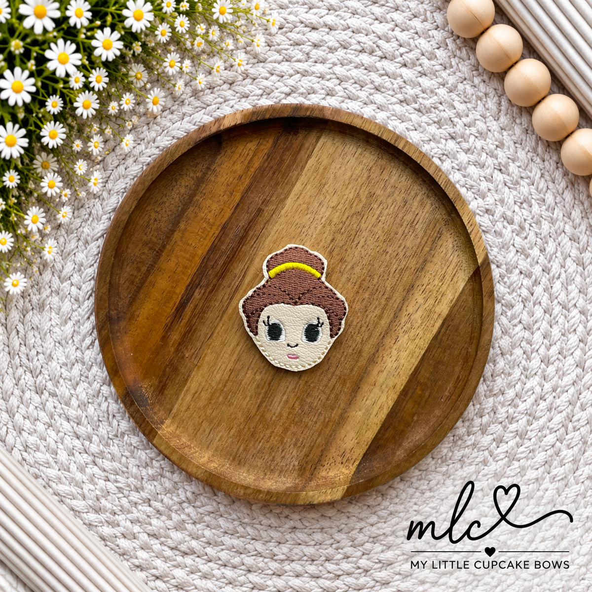 Belle Face Feltie Clip