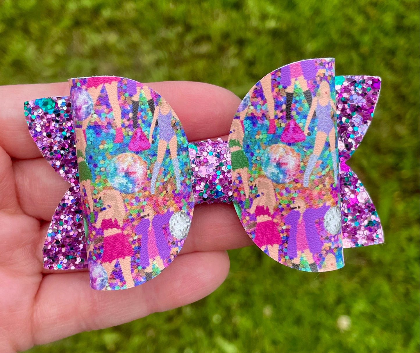 Purple Glitter Taylor 3.5in Beauty