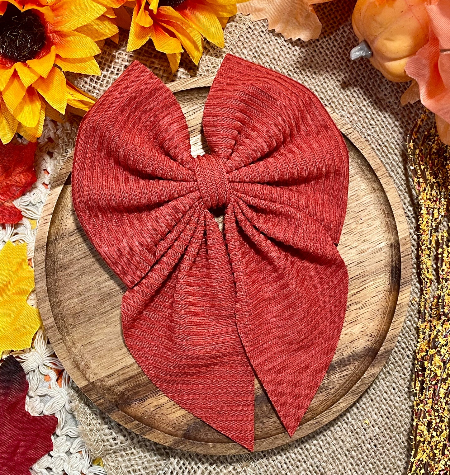 Clay Ribbed Fabric