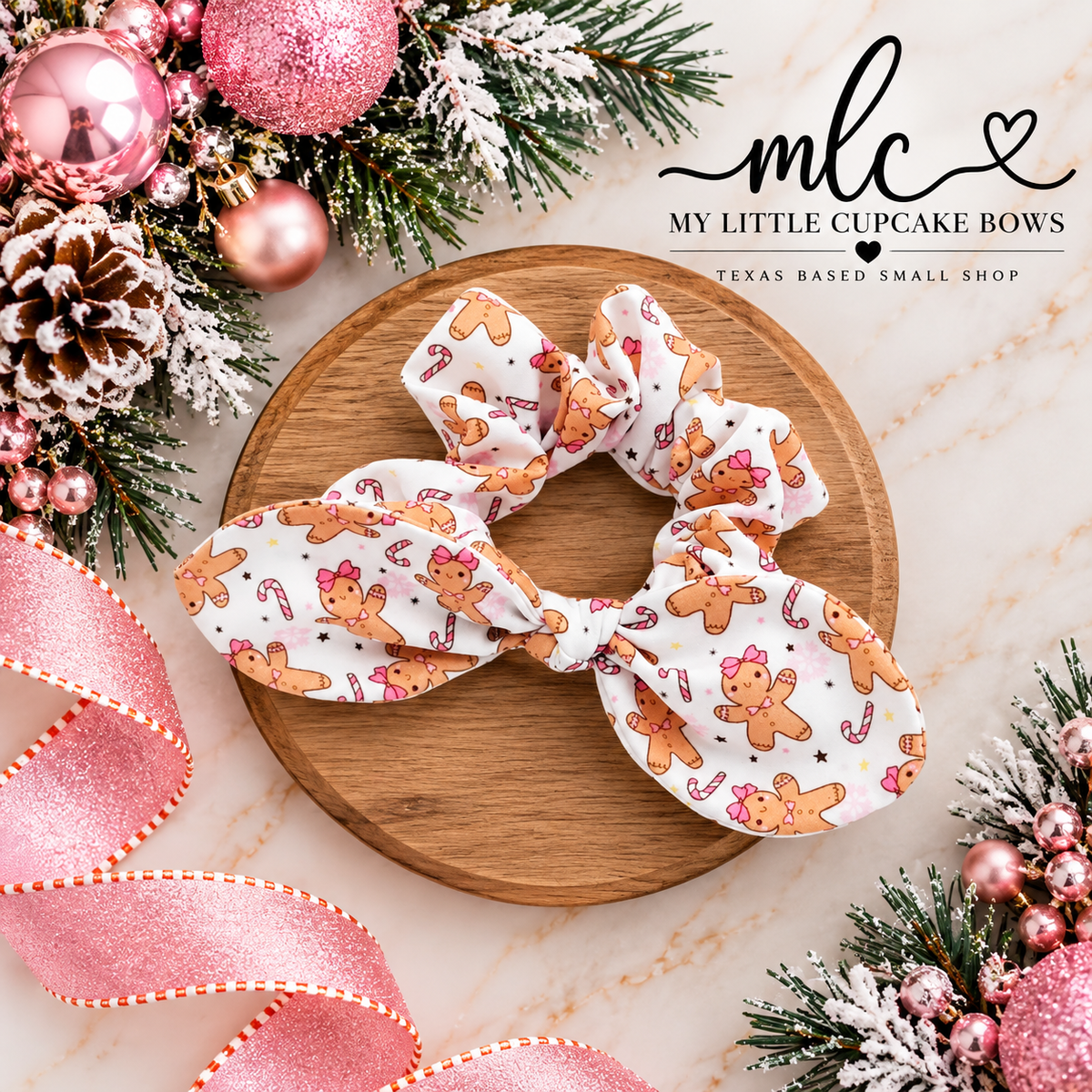 Sweet Gingerbread Scrunchie