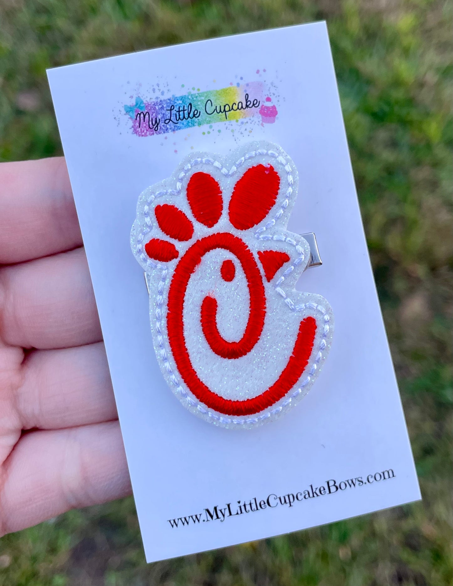 Chick Fil A Logo Feltie Clip