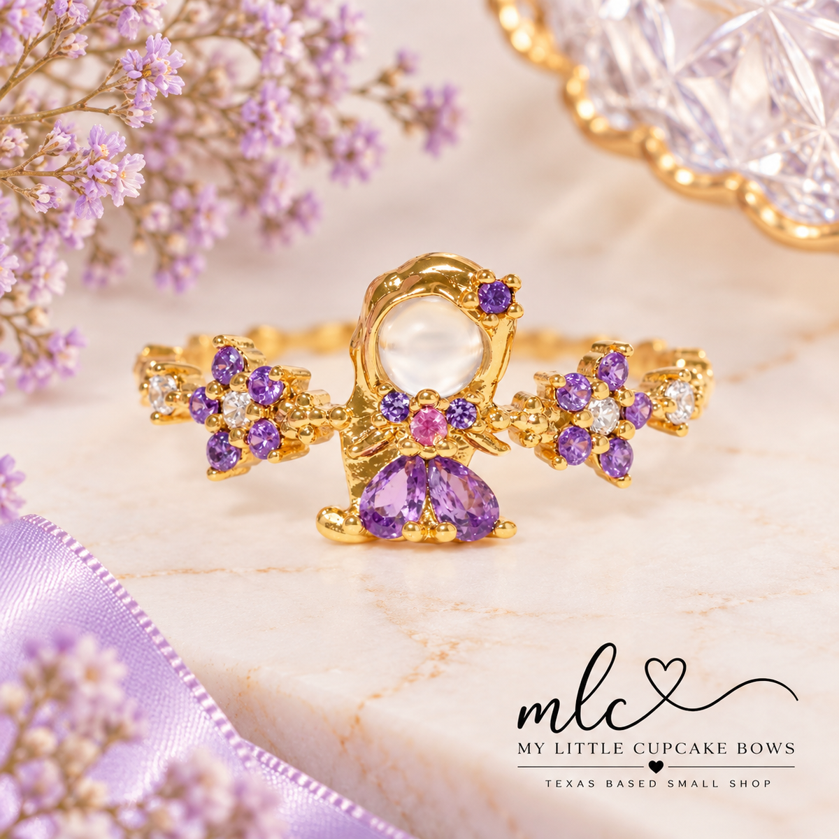 Rupunzel-Inspired Adjustable Ring