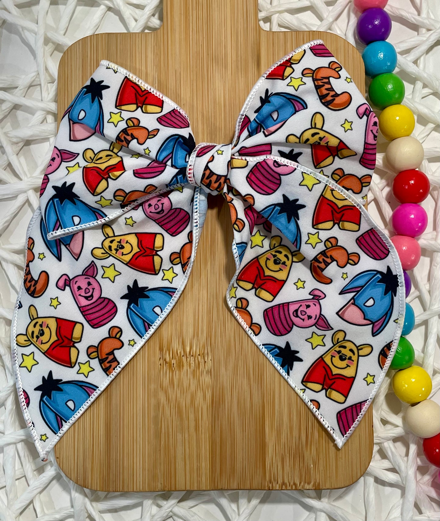 Pooh Alphabet 5.5in Serged