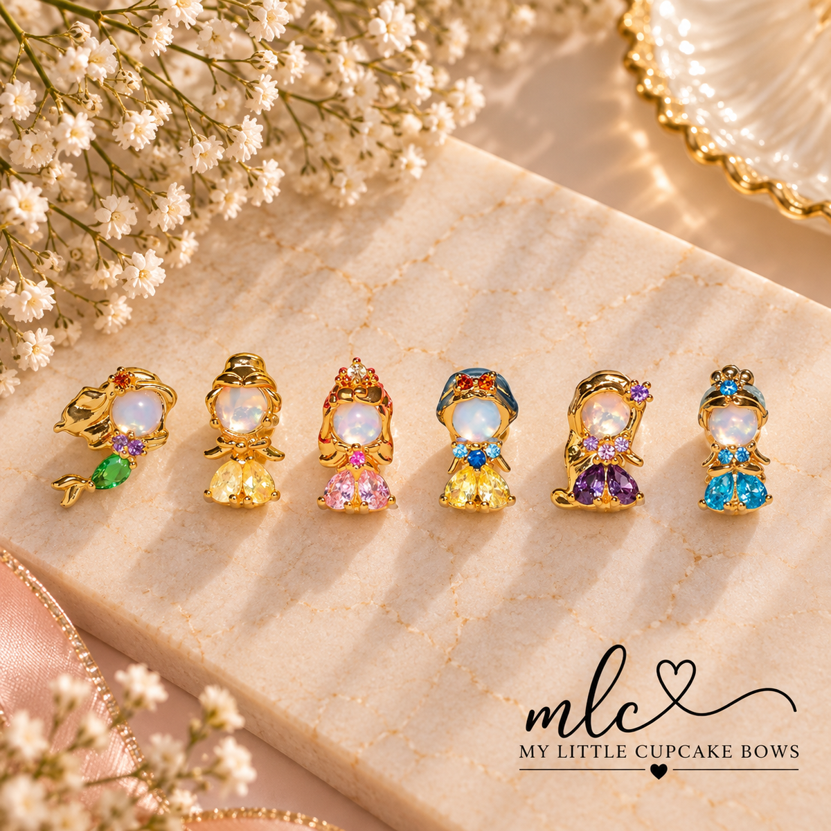 Princess Sparkle Full Set Mix & Match Earrings Set