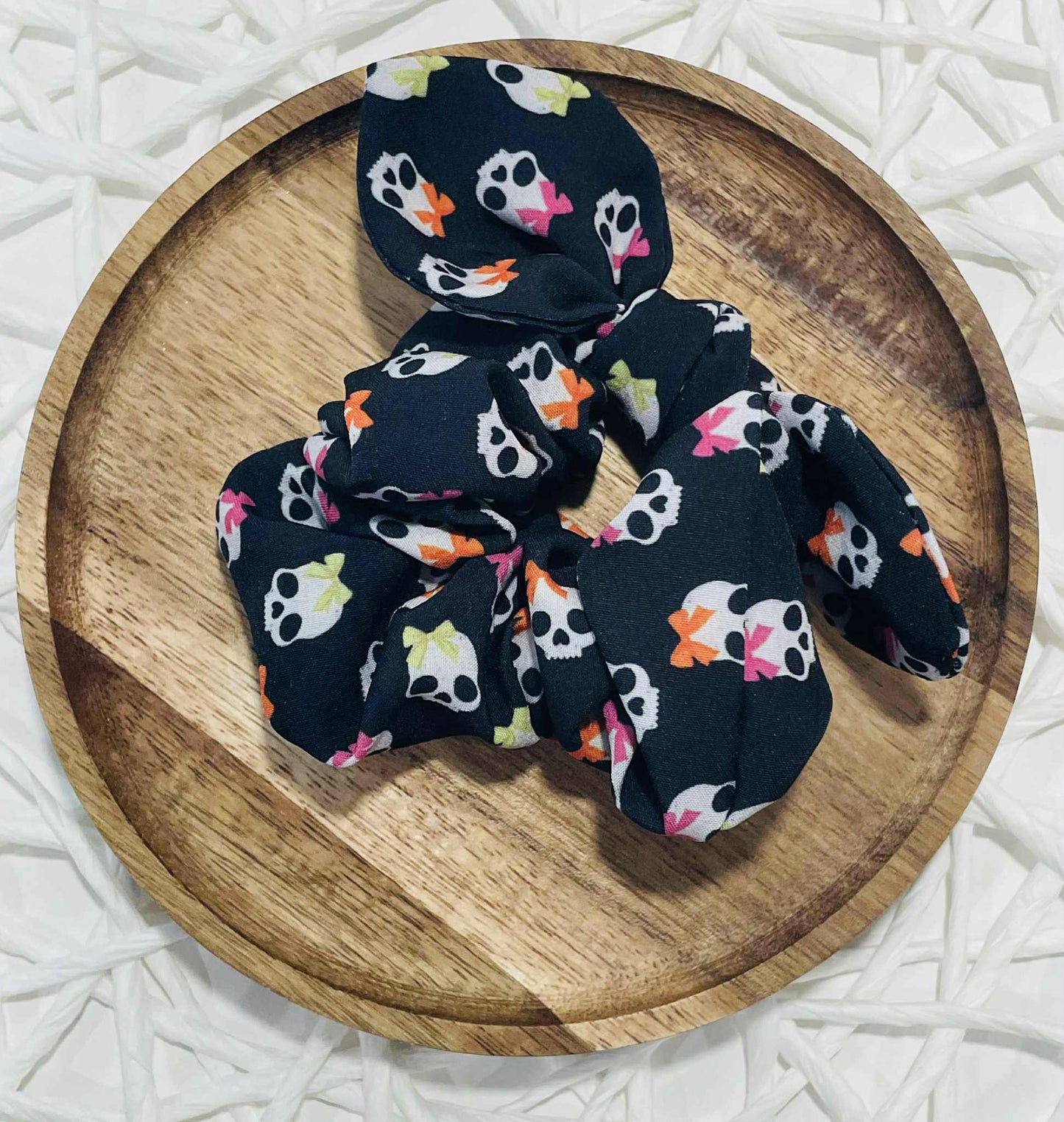Skulls & Bows Scrunchie