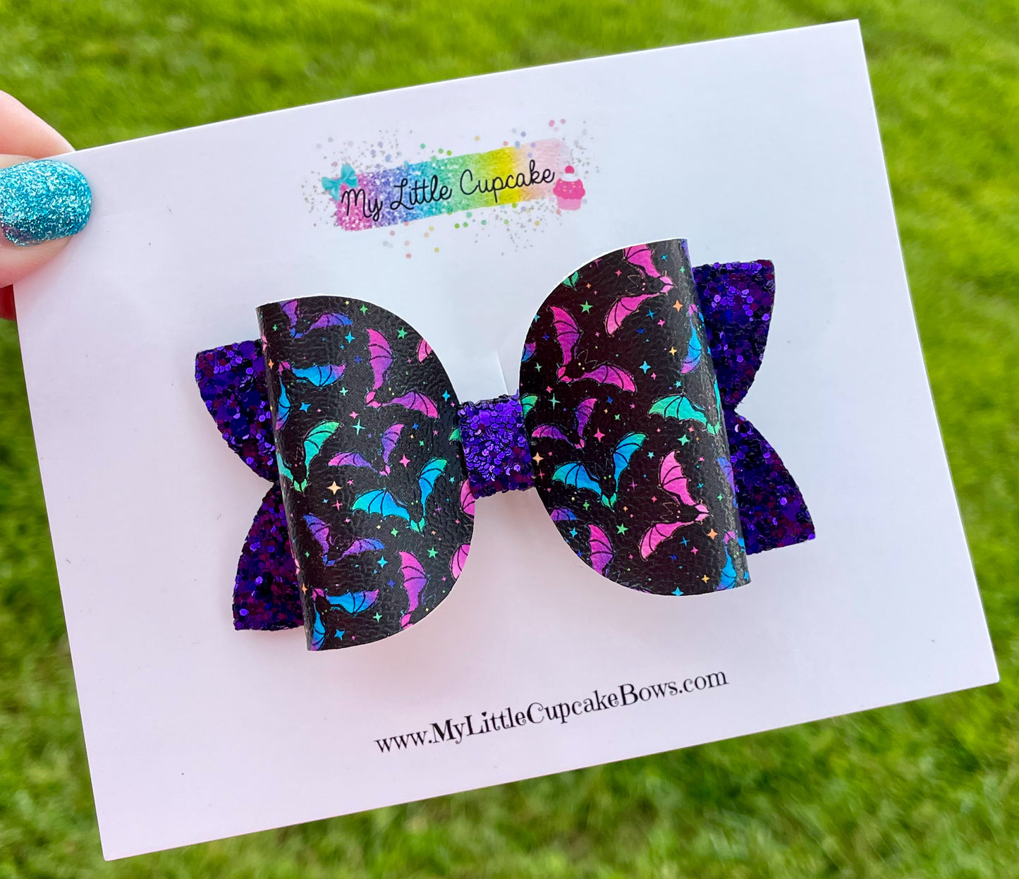 Neon Purple Bats 3.5in Beauty