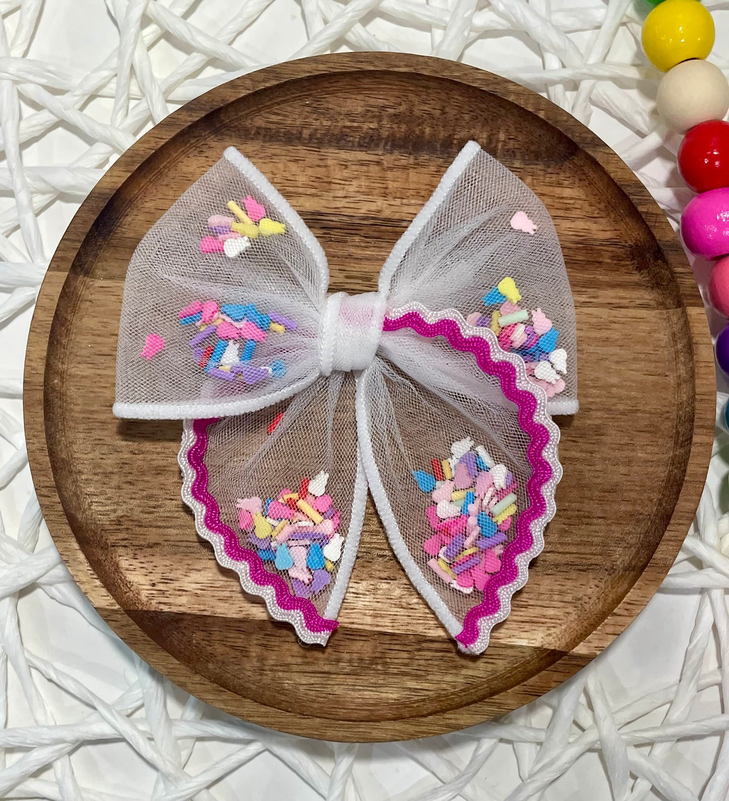 Ric Rac Bunnies Fancy Shaker Bow