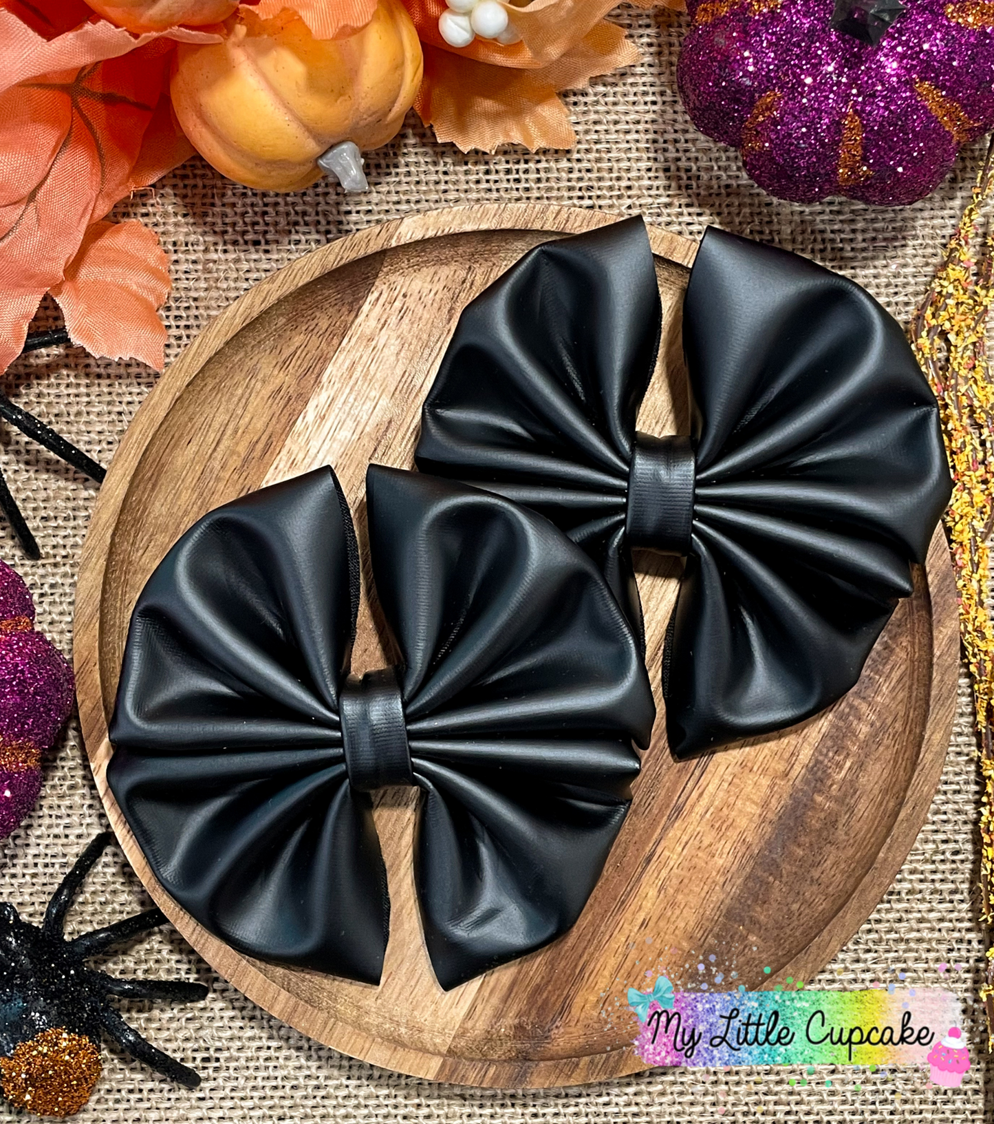 Black Pleather Fabric