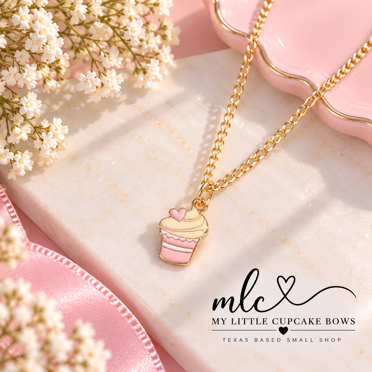 Sweet Cupcake Necklace