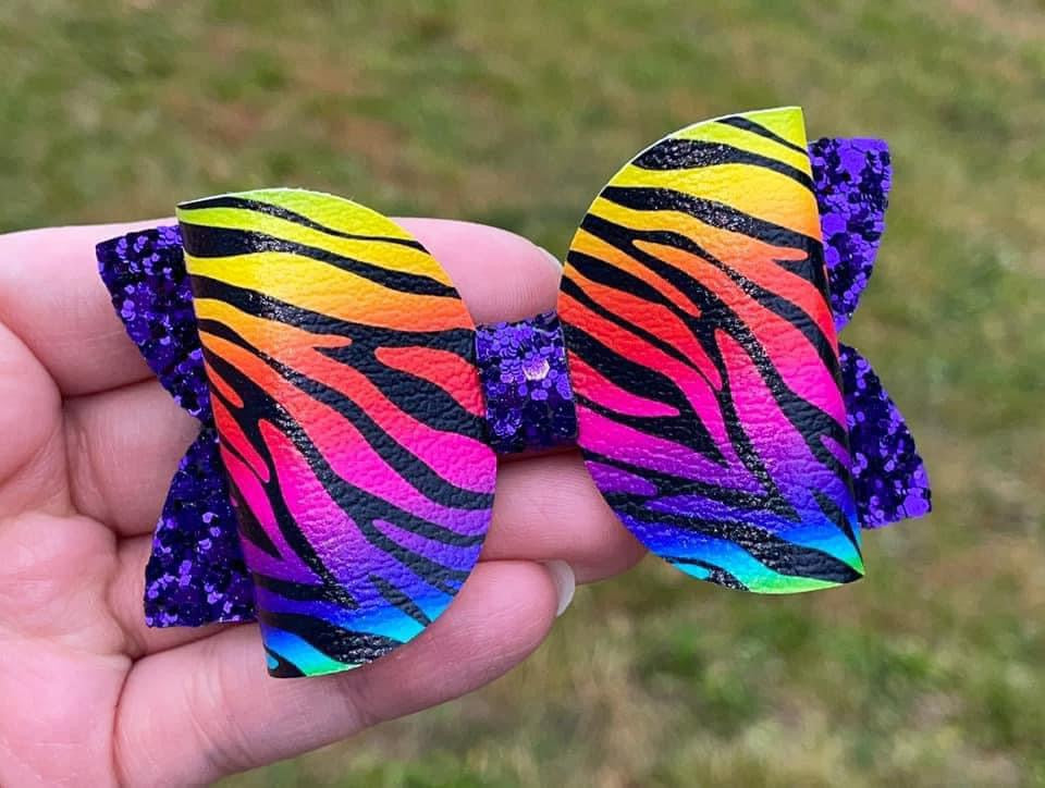 Rainbow Zebra 3.5in Beauty