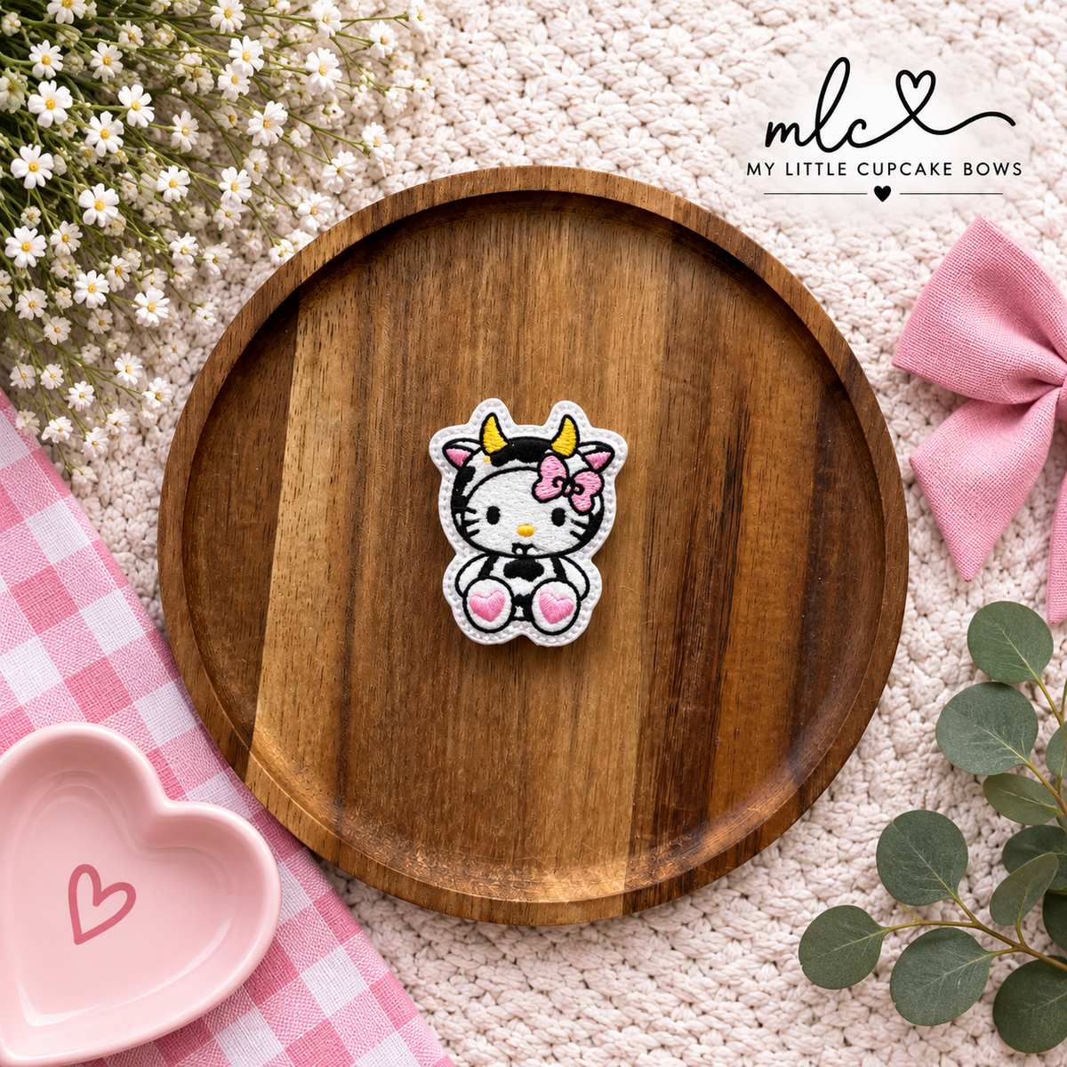 HK Cow Feltie Clip