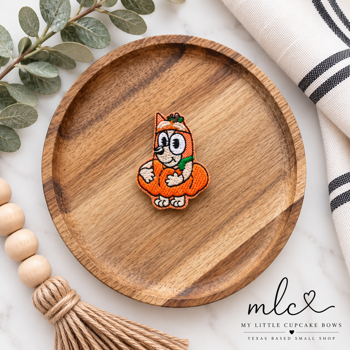 Bingo Pumpkin Feltie Clip