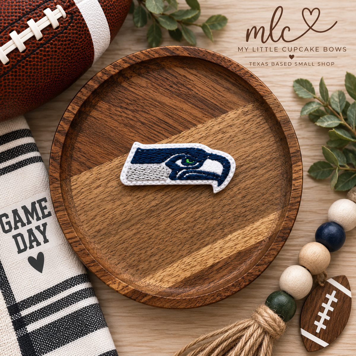 Seahawks Feltie Clip