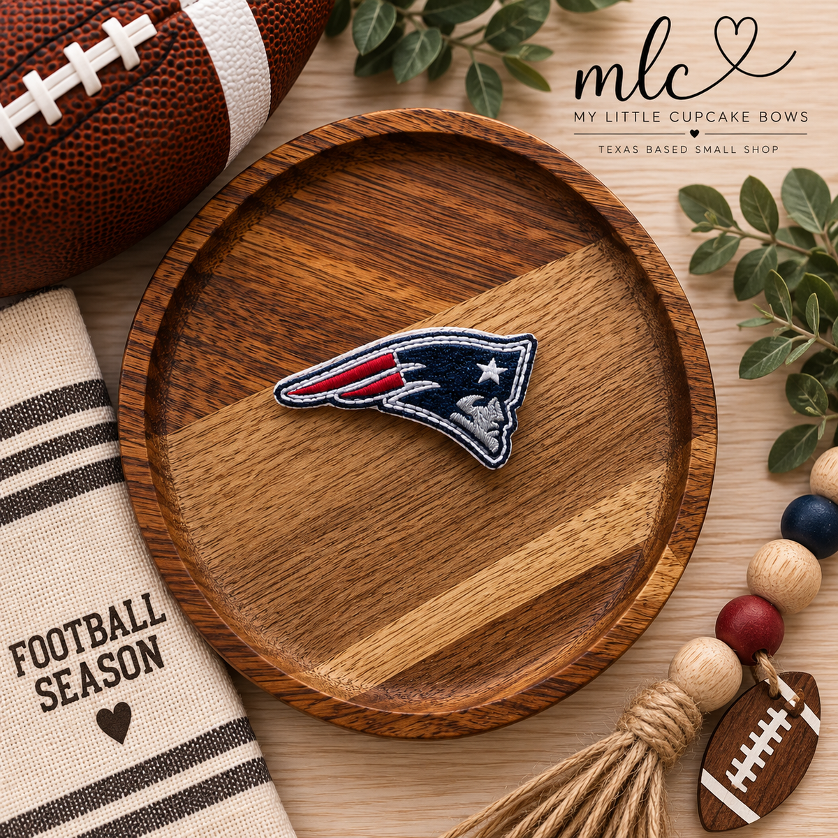Patriots Feltie Clip