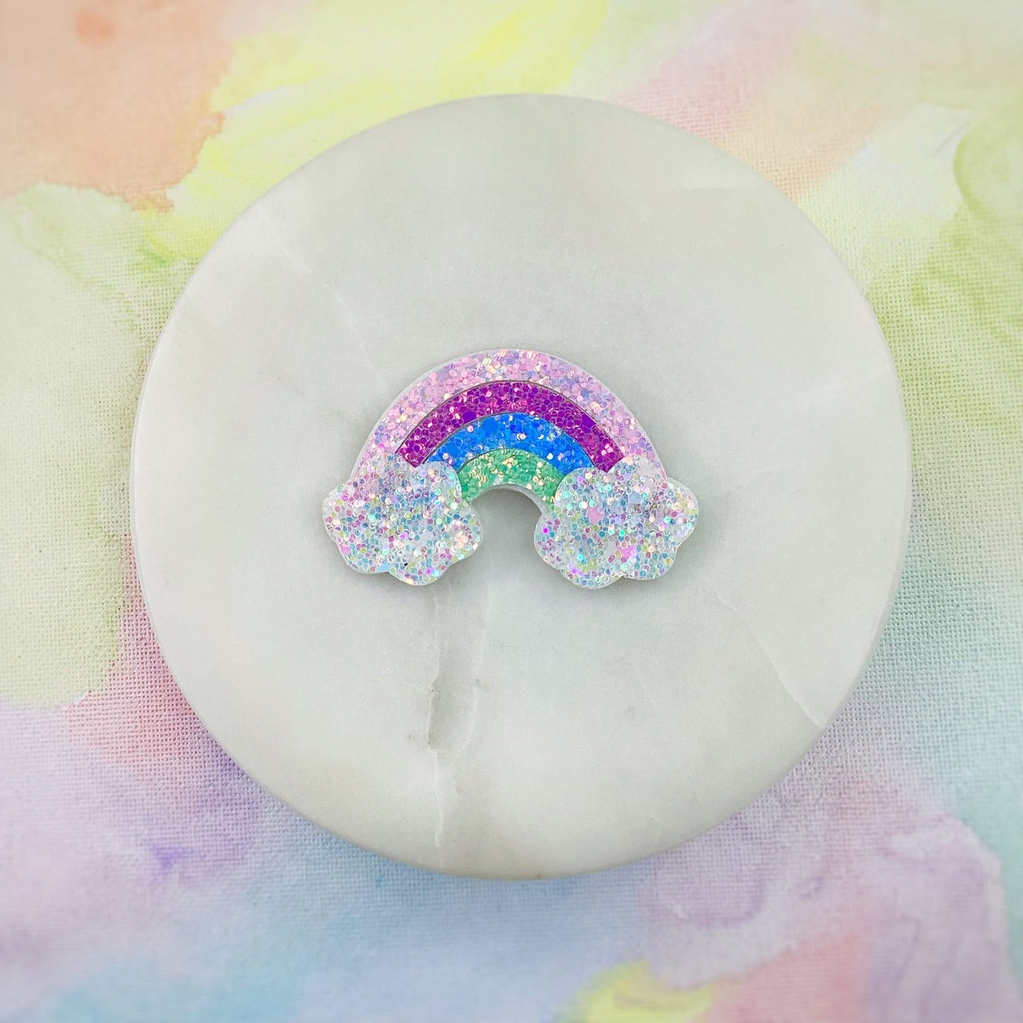 Pastel Rainbow Clip