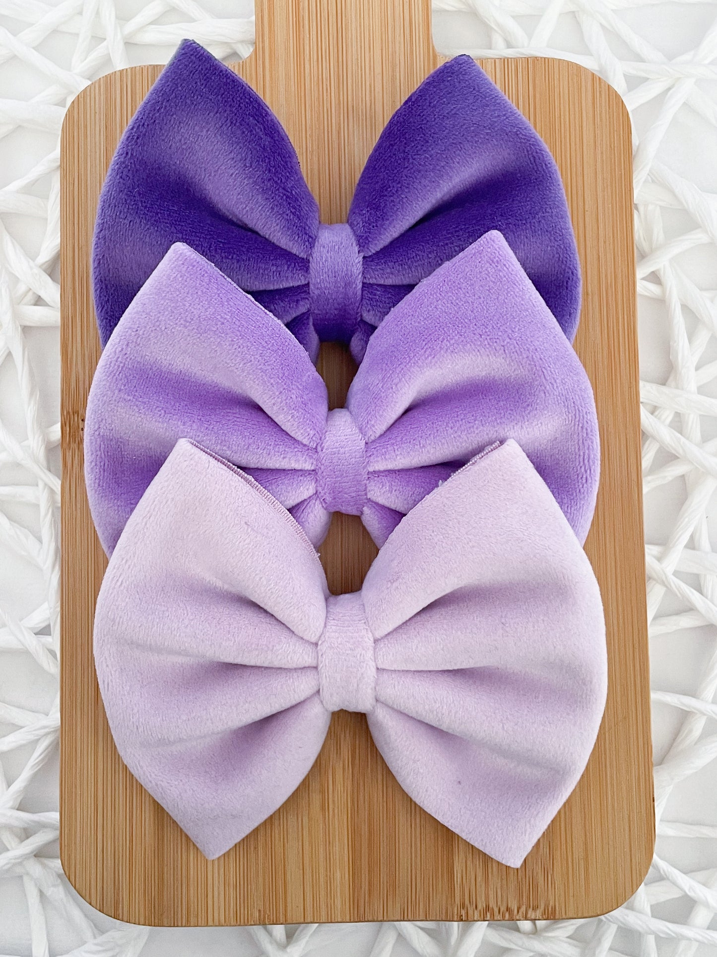 Purple Plushy Velvet Fabric