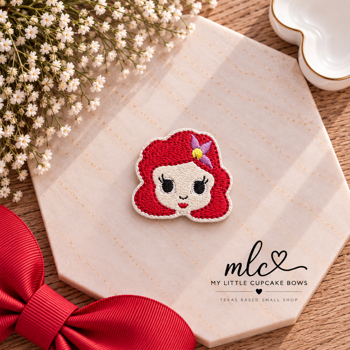 Ariel Face Feltie Clip