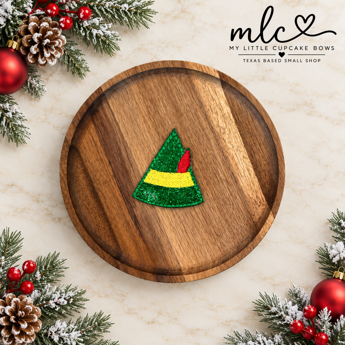Elf Hat Feltie Clip
