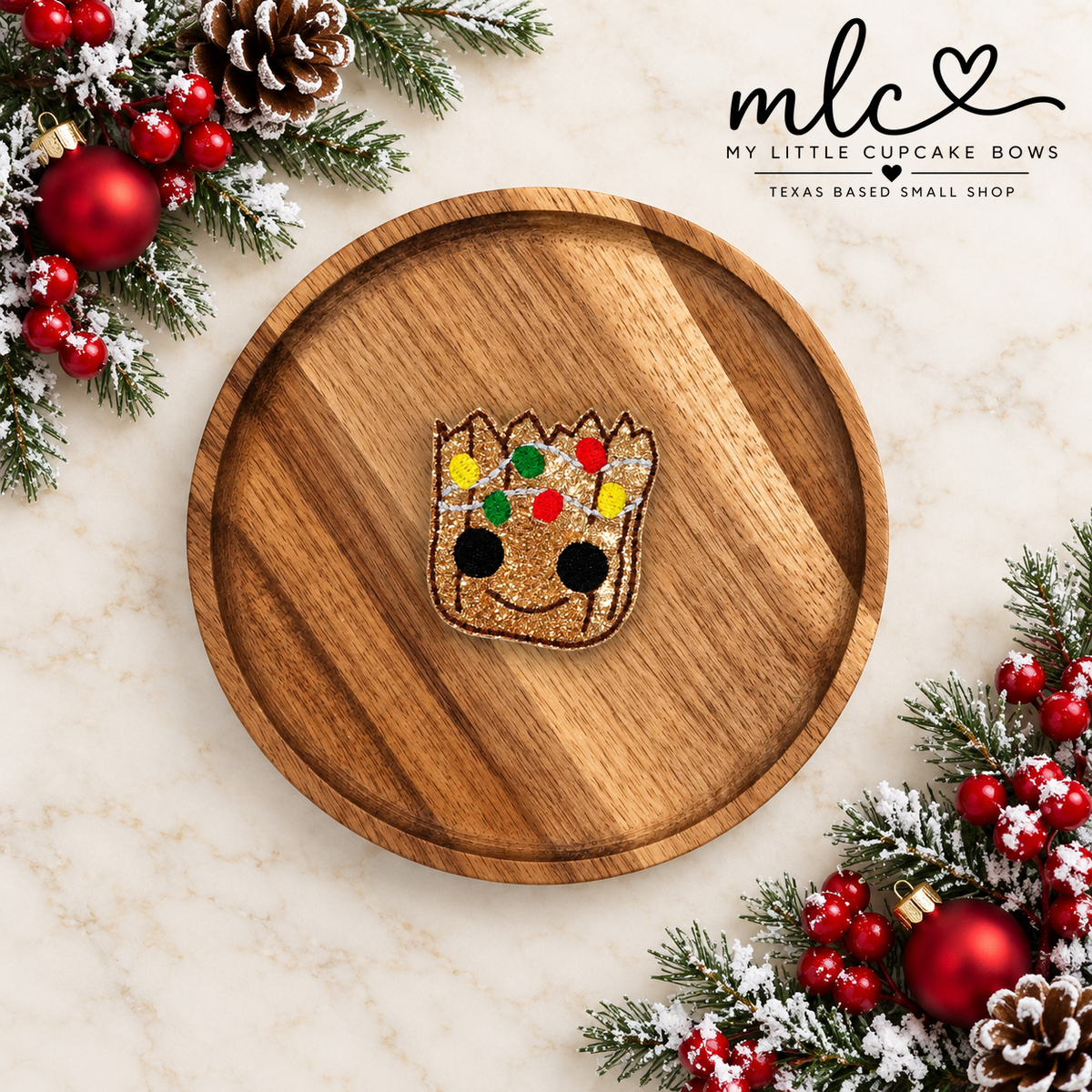 Groot Lights Feltie Clip