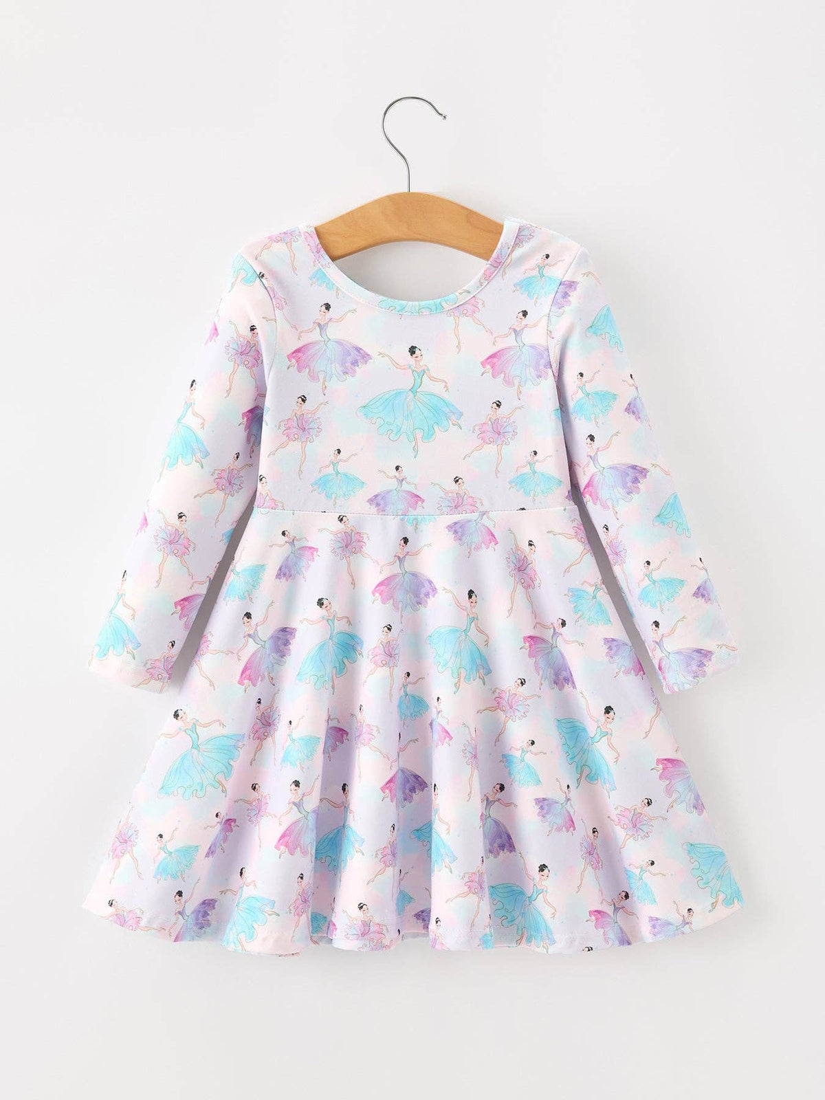 Watercolor Ballet Twirl Dress