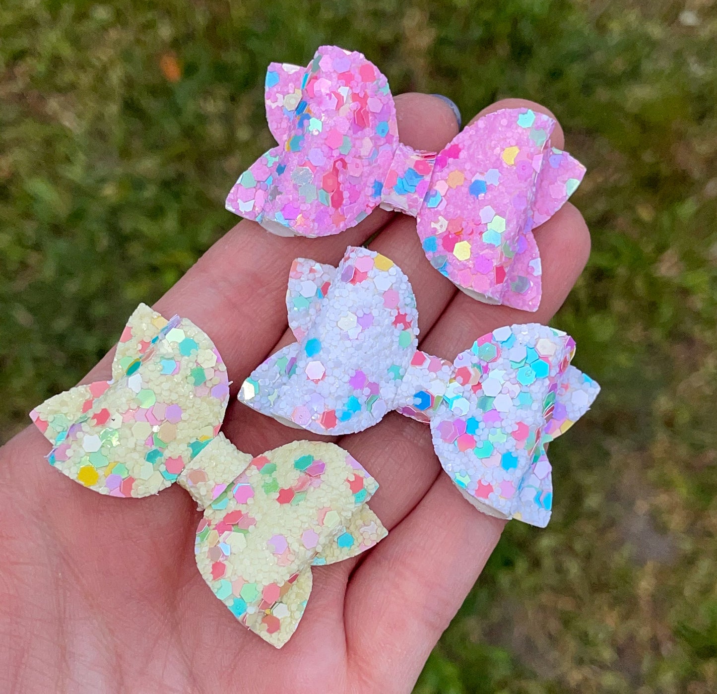 Pastel Confetti 2in Beauty Bow