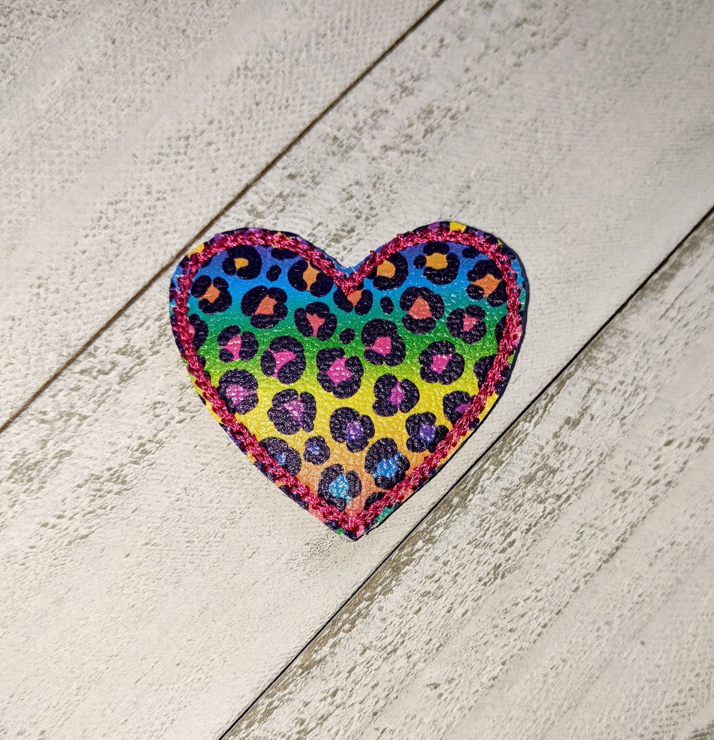 Rainbow Leopard Feltie