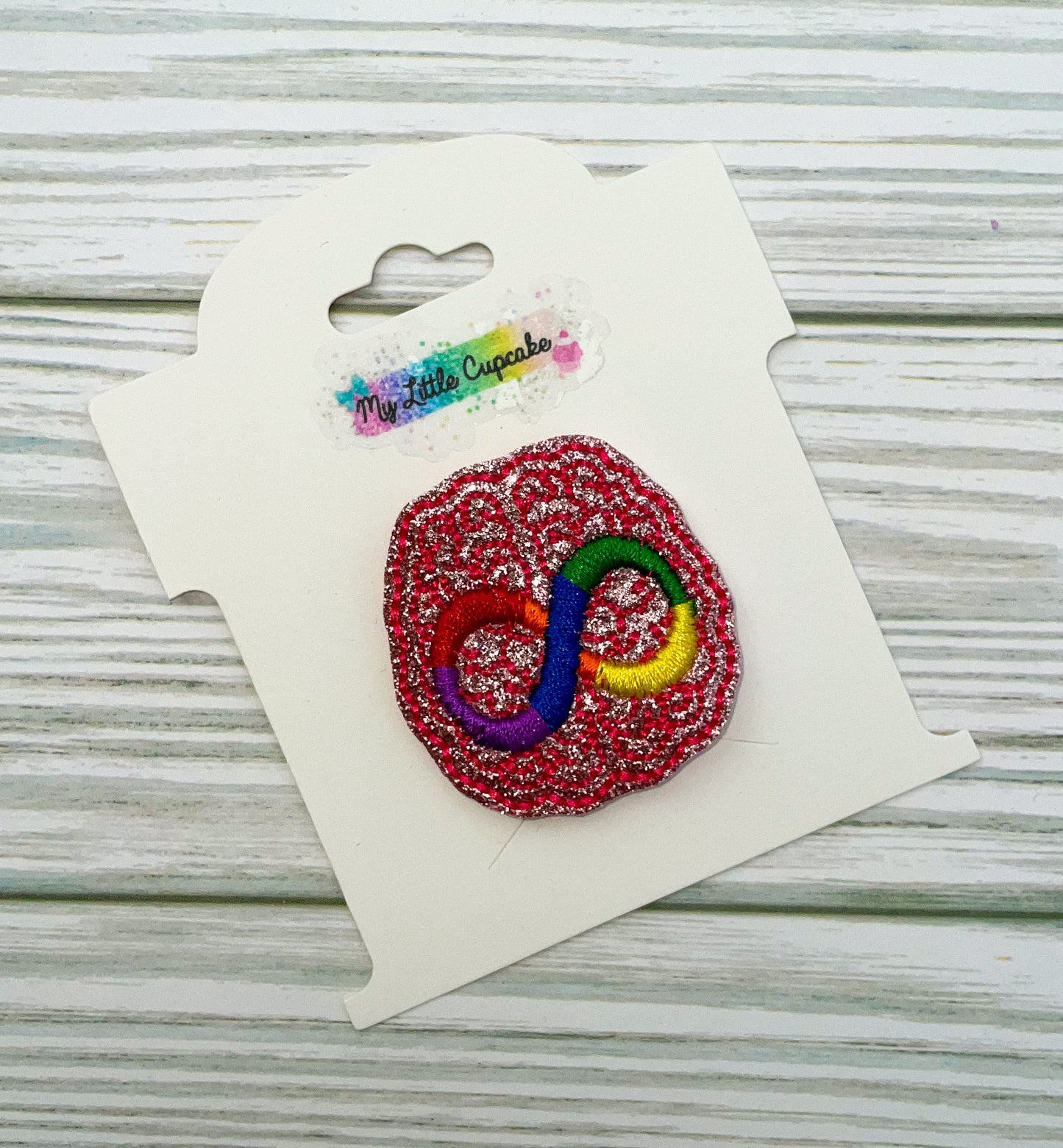 Nuerodiversity Brain Feltie Clip