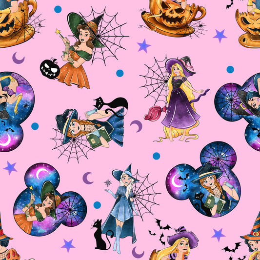 Halloween Princess Fabric Bow