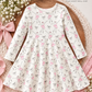 Fall Ballet Bow Twirl Dress