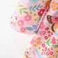 Fall Butterfly Floral Print Girls Ruffle Hem Twirl Dress