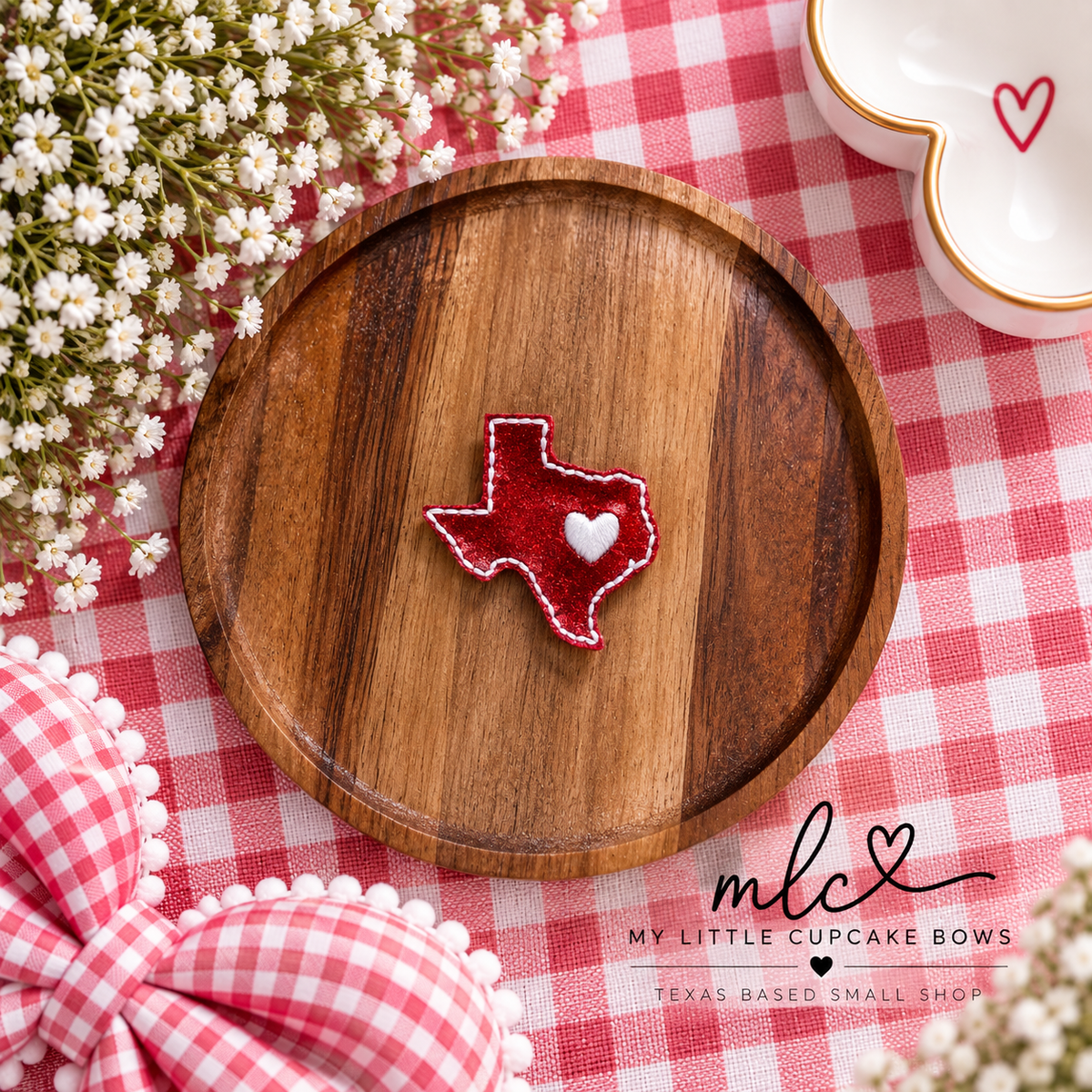 Heart of Texas Feltie Clip