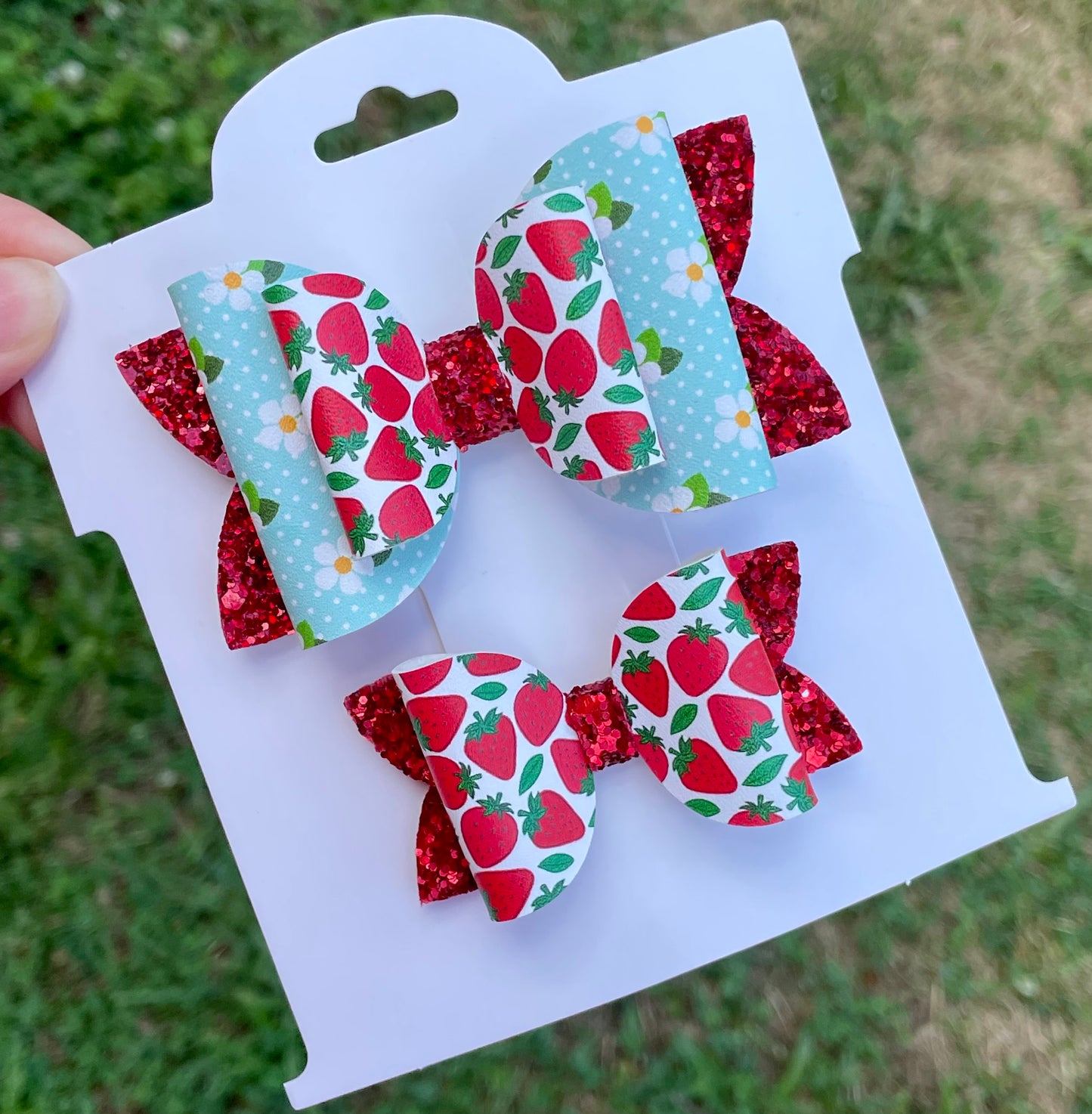 Strawberry Fields Beauty Bow