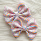 In the Clouds Fabric Bow