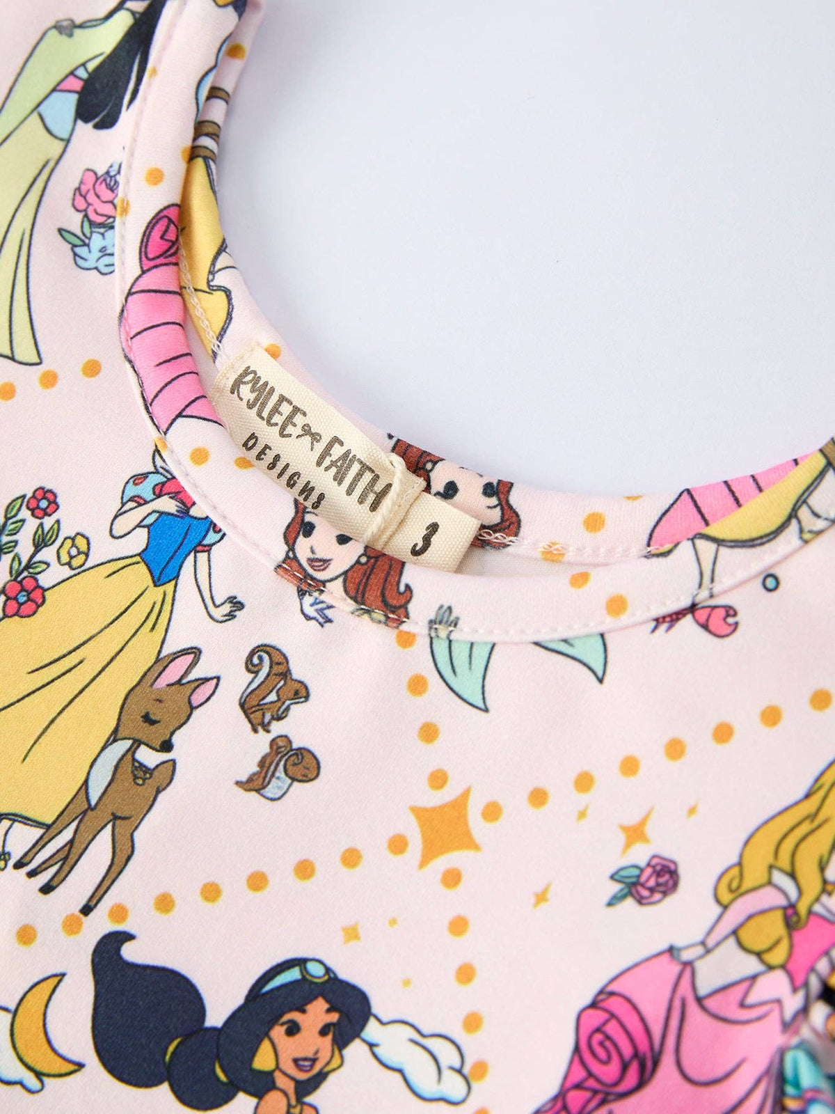 Dainty Princess Ruffle Sleeve Girls Dress