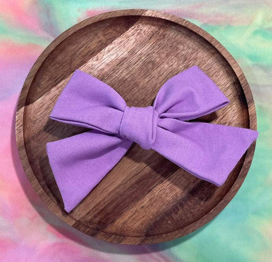 Lavender Linen 5in Hand Tied