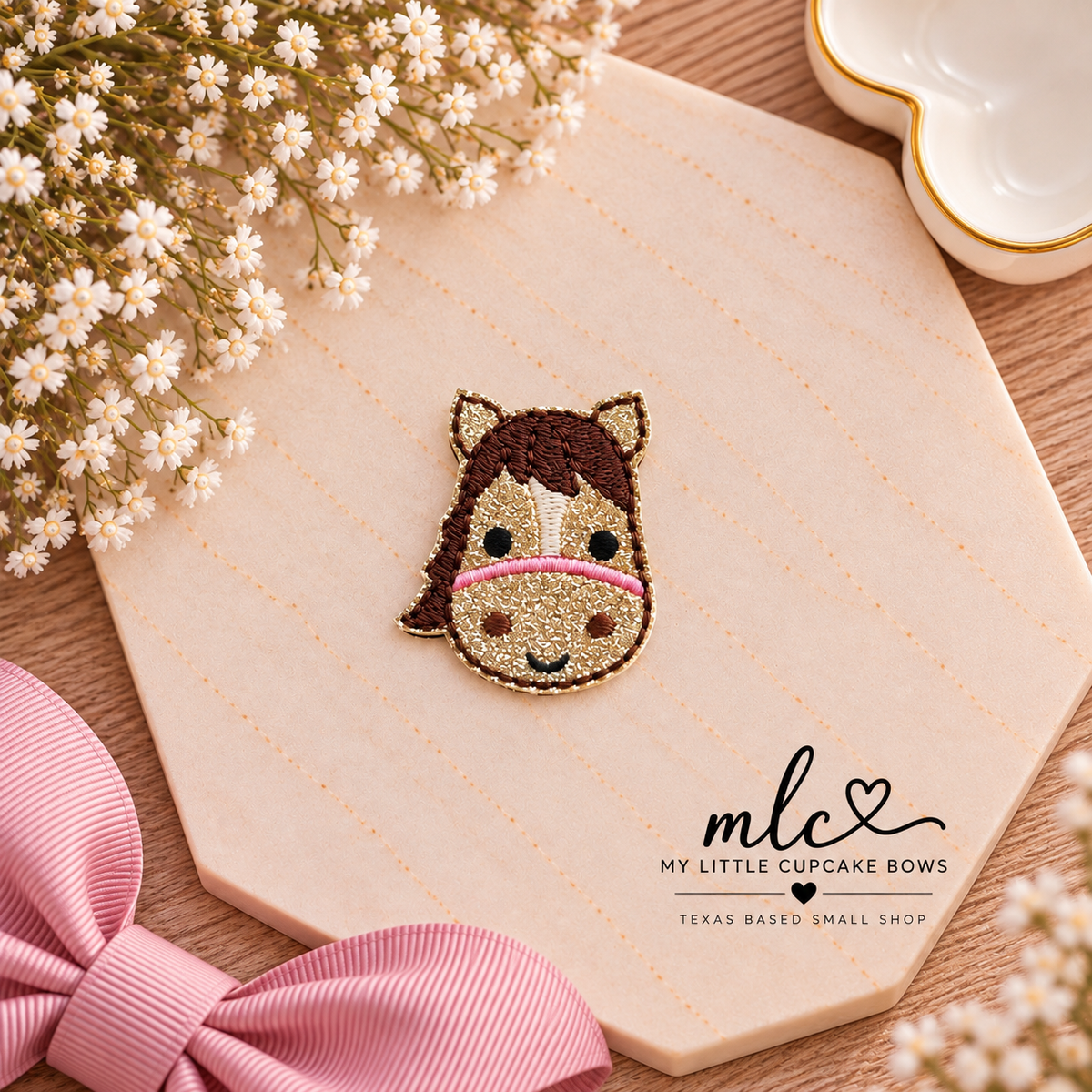 Horse Face Feltie Clip