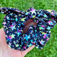 Neon Rainbow Stars Scrunchie