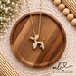 Sparkling Balloon Dog Necklace