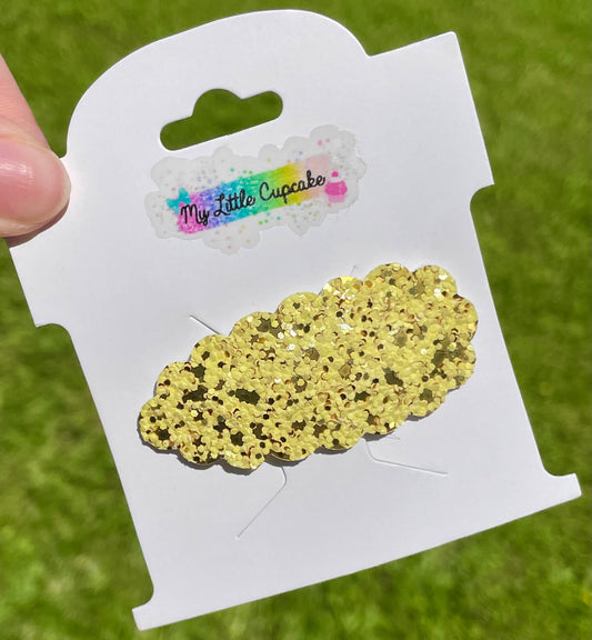 Belle Glitter Snap Clip