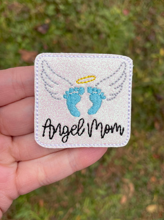 Angel Mom Feltie Clip