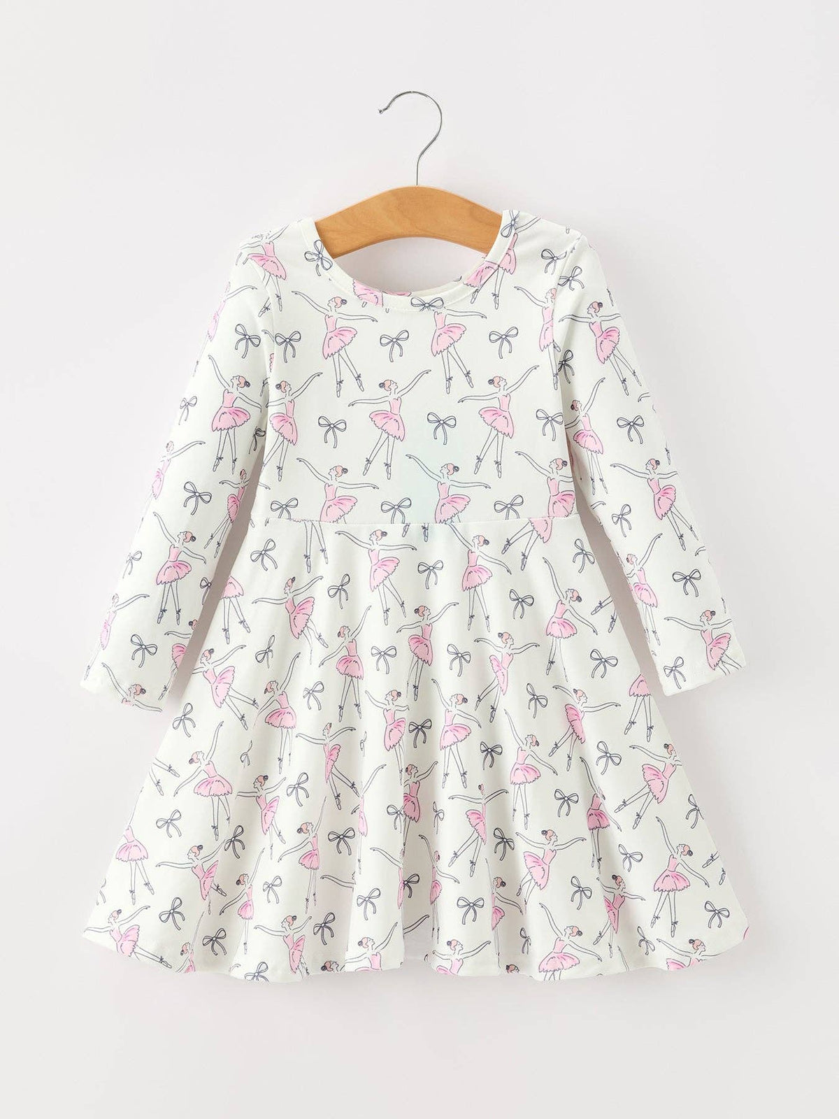 Fall Ballet Bow Twirl Dress