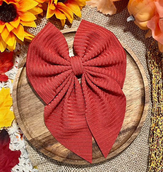 Clay Ribbed Fabric