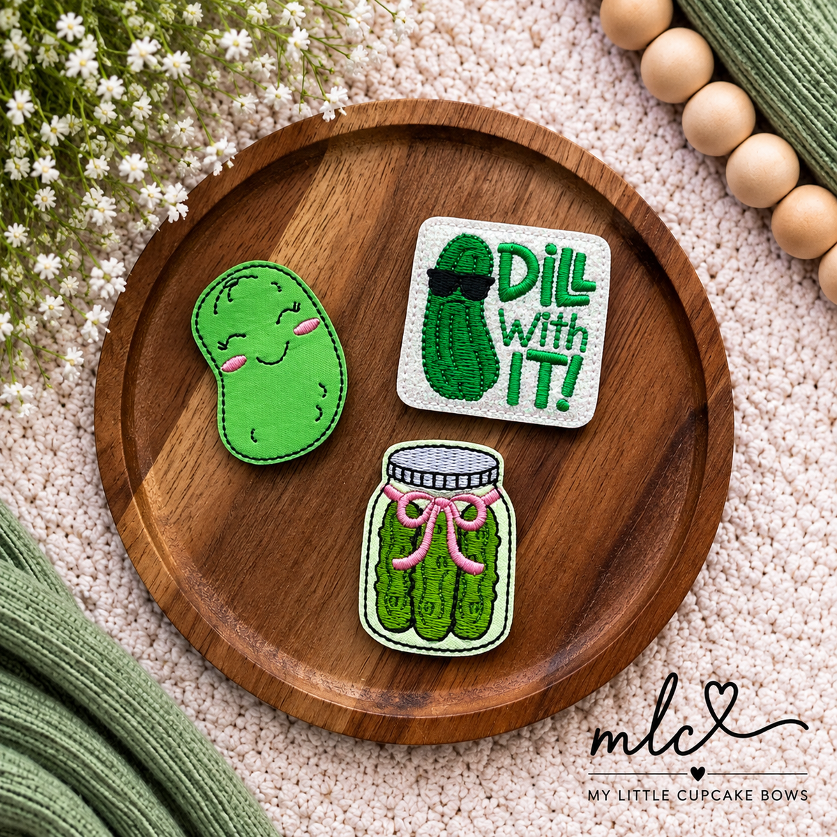 Pickles Feltie Clips