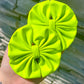 Neon Yellow Pleather Fabric