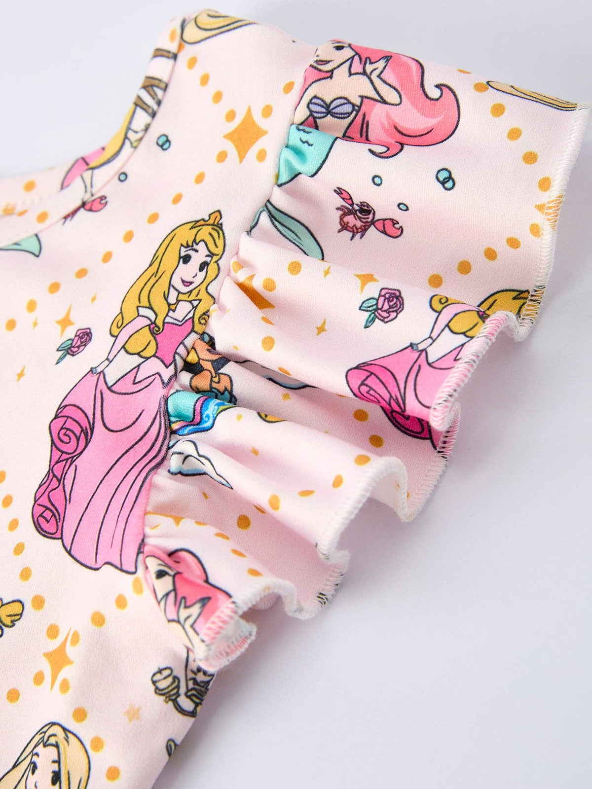 Dainty Princess Ruffle Sleeve Girls Dress