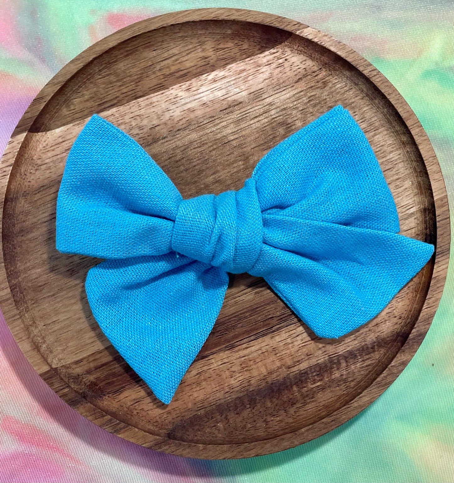 Turquoise 5in Hand Tied