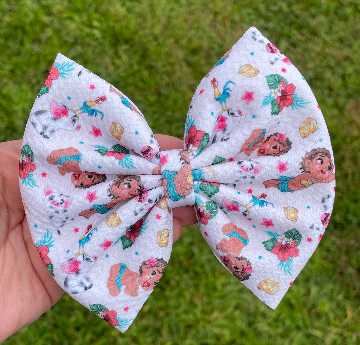 Baby Island Girl Fabric Bow