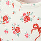 Red Rose & Bow Twirl Dress