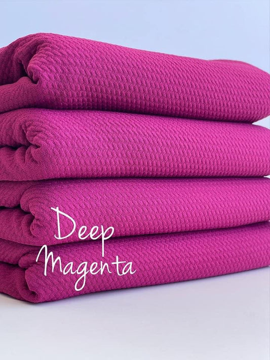 Deep Magenta Fabric Bow